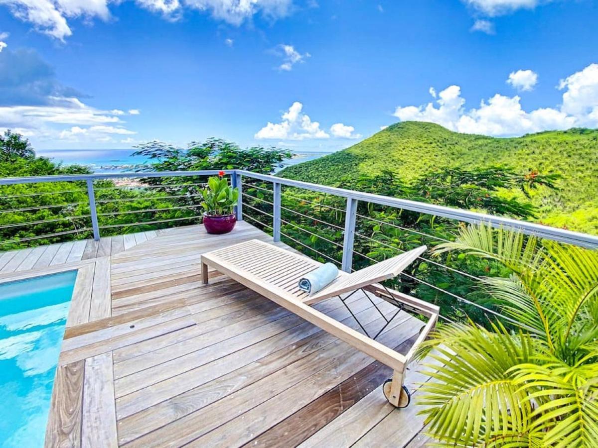 Aquamarine, Private Room In Villa Casa Blue Pool Sea View Koolbaai Exterior photo